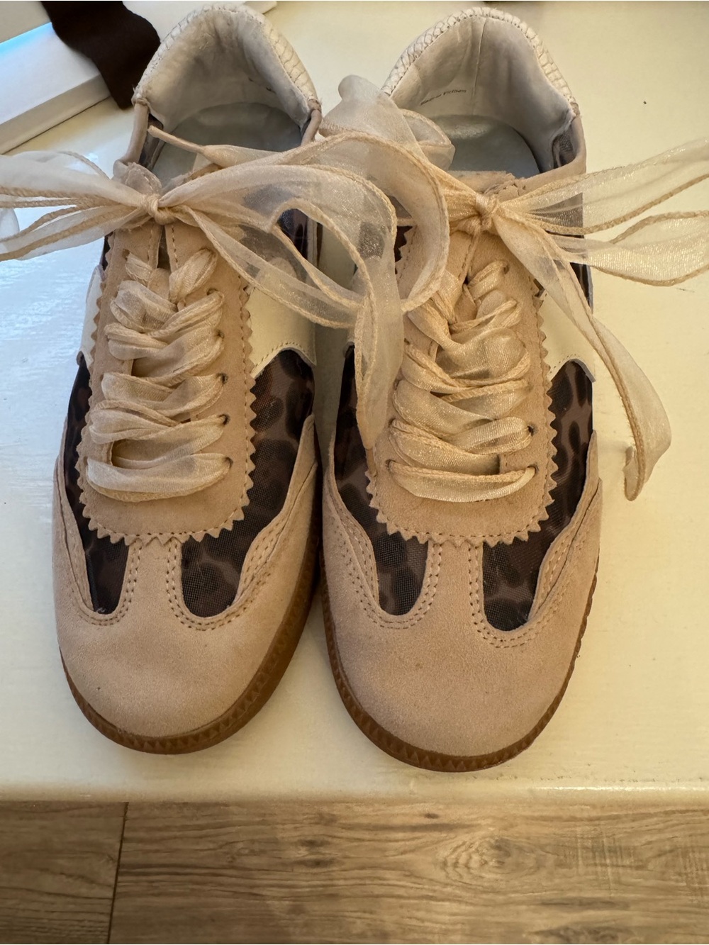 Women’s Neutral Suede & Mesh Casual Sneaker - by Dolce Vita Size 7